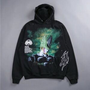 Darc Sport x Dragon Ball Z Cell Perfection Hoodie Size Large Brand New Sold Out!
